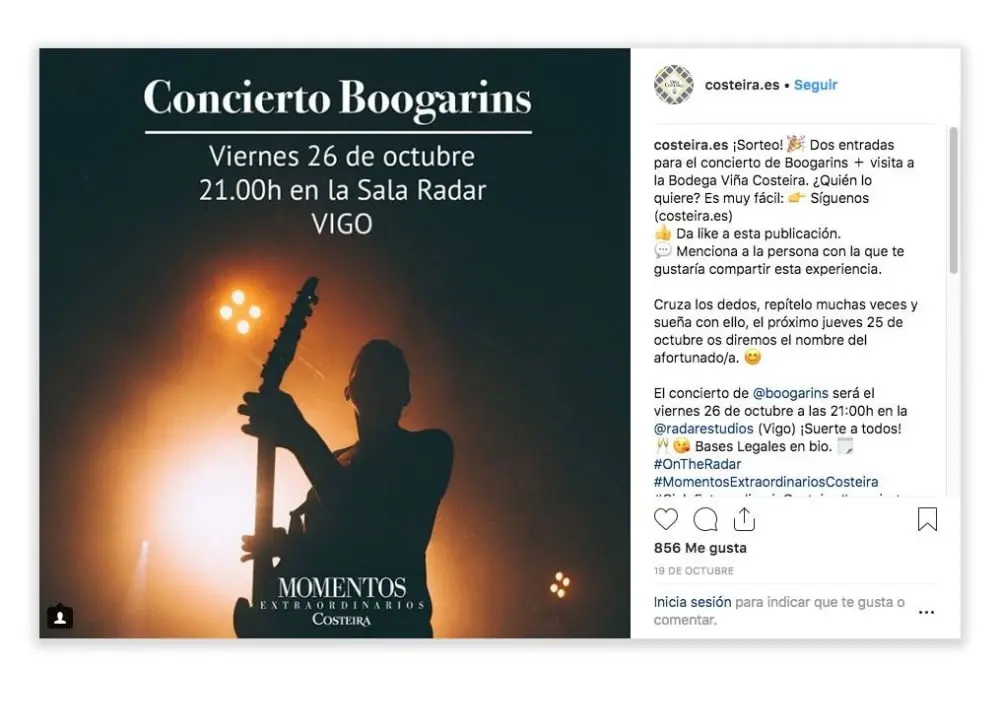 Resultados del proyecto Viña Costeira